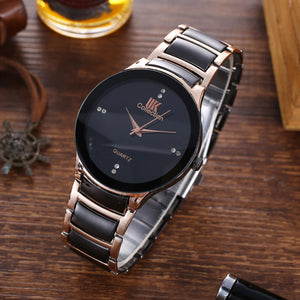 European and American Style Starry Dial Bracelet with Metal Strap