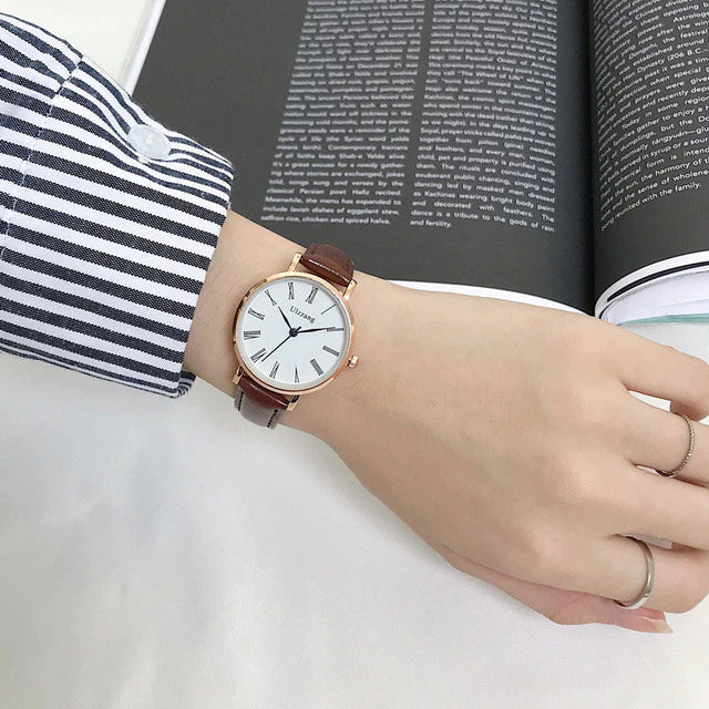 Simple Quartz Watch Women