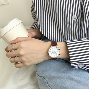 Simple Quartz Watch Women