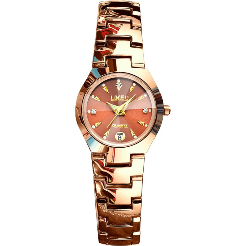 Women Rose Gold Quartz Watch