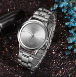 將圖片載入圖庫檢視器 Luxury Stainless Steel Rose Gold Bracelet Watch
