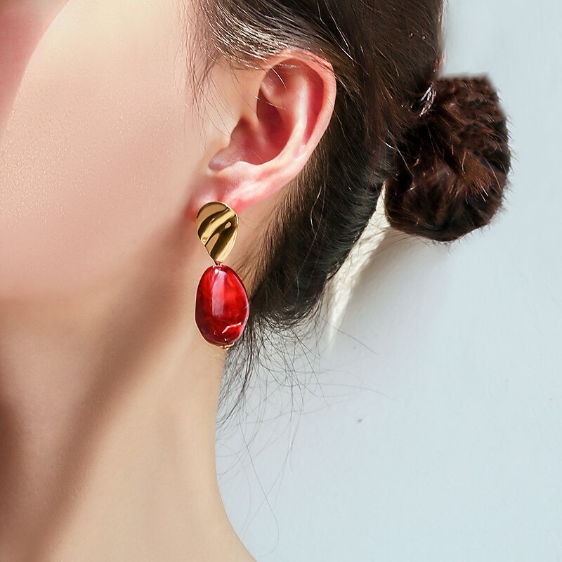 Acrylic Drop Earrings