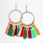 將圖片載入圖庫檢視器 HOOP Cotton Silk Earrings
