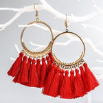 將圖片載入圖庫檢視器 HOOP Cotton Silk Earrings
