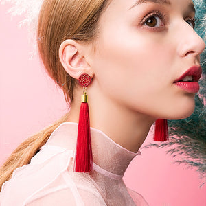 Ethnic Long Earrings