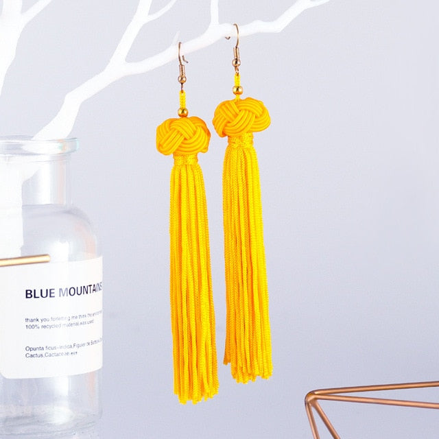 Ethnic Long Earrings