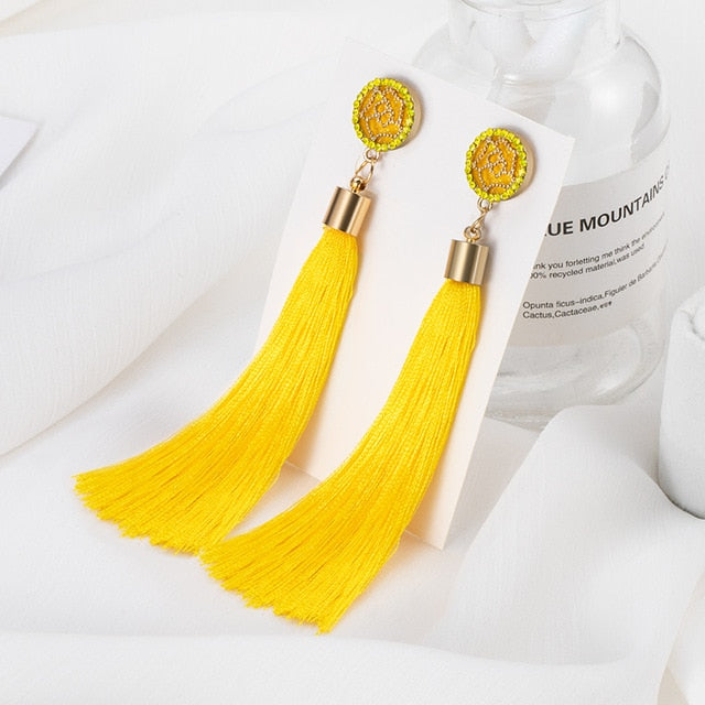 Ethnic Long Earrings