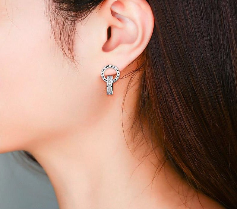 Luxury Round Crystal Earrings