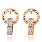 將圖片載入圖庫檢視器 Luxury Round Crystal Earrings
