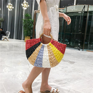 HAWAII HANDWOVEN STRAW BAG