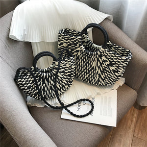 HAWAII HANDWOVEN STRAW BAG