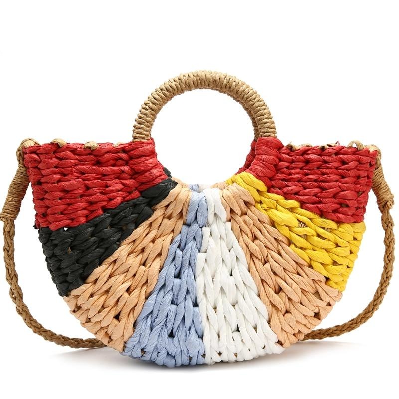 HAWAII HANDWOVEN STRAW BAG