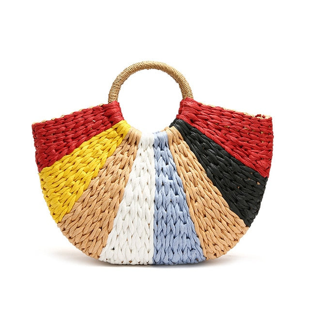 HAWAII HANDWOVEN STRAW BAG