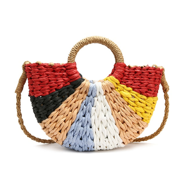 HAWAII HANDWOVEN STRAW BAG