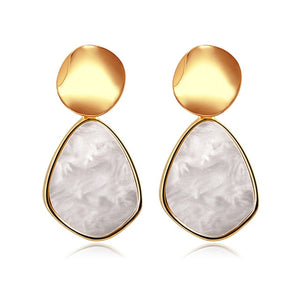 White Wedding Earrings