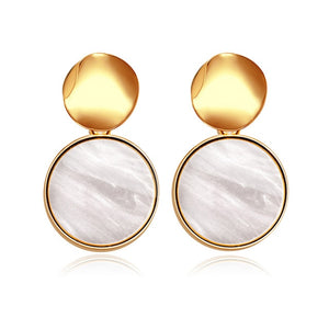 White Wedding Earrings