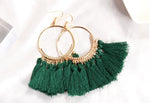 將圖片載入圖庫檢視器 HOOP Cotton Silk Earrings
