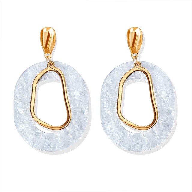 Fashion Metallic Earrings