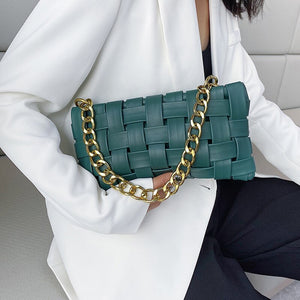 BONE WOVEN BAG