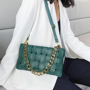 BONE WOVEN BAG