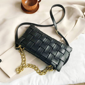 BONE WOVEN BAG