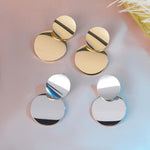 將圖片載入圖庫檢視器 Metal Round Earrings
