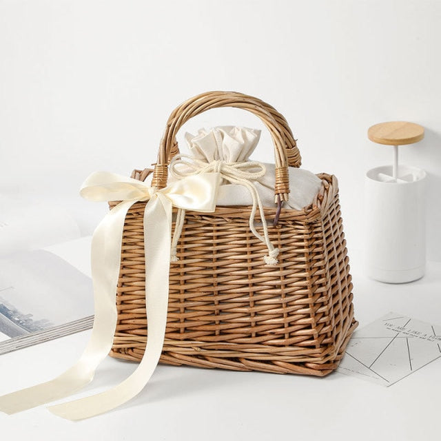 OPHELIA RATTAN BAG